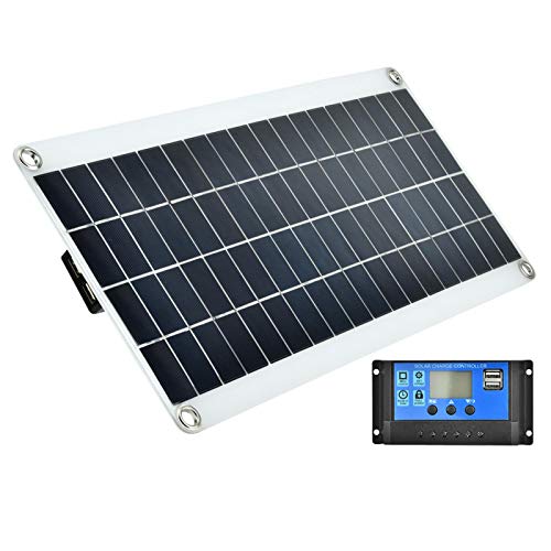 【Venta del día de la madre】Panel Solar Controlador Solar, Aspecto Hermoso Panel Solar de fácil Uso, Cargador de batería Buena Durabilidad Pinza de cocodrilo ampliamente Utilizada para automóvil