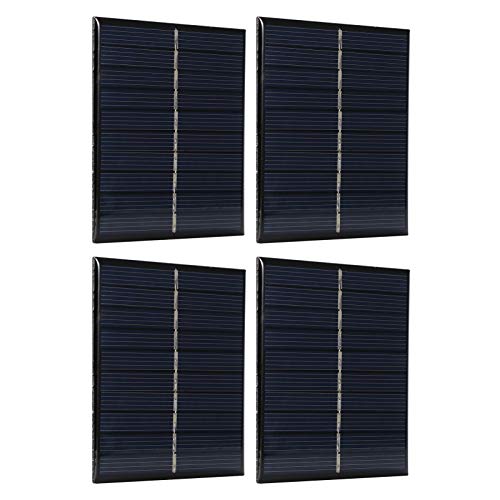 【Venta del día de la madre】Paneles solares, Cargador de panel solar, Panel solar anticorrosión de silicio policristalino para luces solares de pared Radios solares Juguetes solares Luces solares