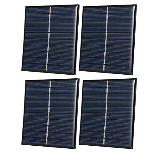 【Venta del día de la madre】Paneles solares, Cargador de panel solar, Panel solar anticorrosión de silicio policristalino para luces solares de pared Radios solares Juguetes solares Luces solares