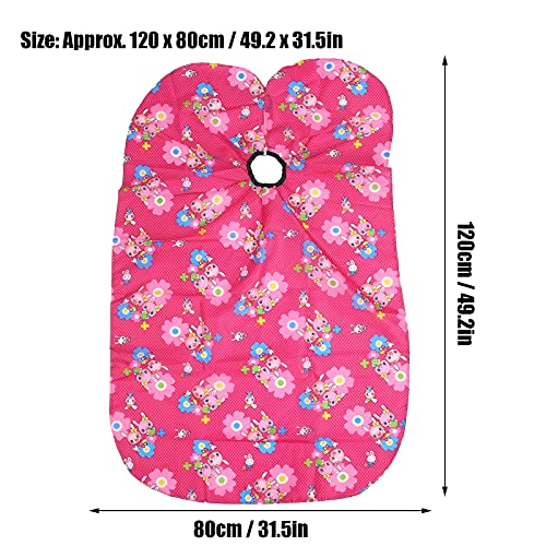 Venta loca Capa De Peluquería, 125x80cm Capa De Peluquería Para Cortar El Cabello, Coloración Permanente, Para Niños De 2 A 13 Años, Niñas, Niños, Para Peluquería, Teñido Del Cabello, Peinado