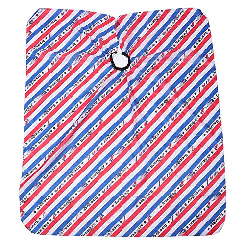Venta loca Capa de salón impermeable, patrón de rayas Barber Shop Capa de corte de pelo Delantal de peluquería impermeable 160x140cm