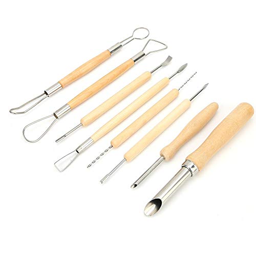 【𝐕𝐞𝐧𝐭𝐚 𝐑𝐞𝐠𝐚𝐥𝐨 𝐏𝐫𝐢𝐦𝐚𝒗𝐞𝐫𝐚】 Moldeador de arcilla, cortador de arcilla liso, para yeso de cerámica de masa de cera casera