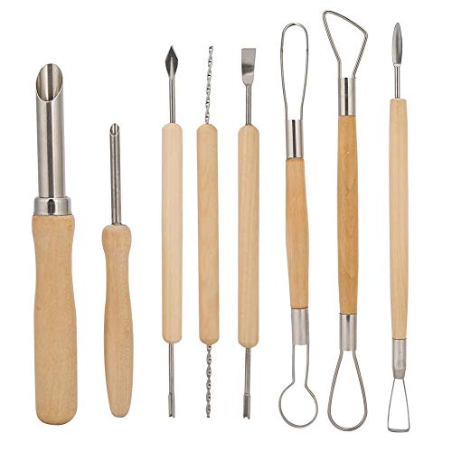 【𝐕𝐞𝐧𝐭𝐚 𝐑𝐞𝐠𝐚𝐥𝐨 𝐏𝐫𝐢𝐦𝐚𝒗𝐞𝐫𝐚】 Moldeador de arcilla, cortador de arcilla liso, para yeso de cerámica de masa de cera casera