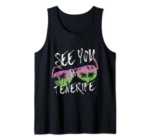 Ver You Tenerife gafas de sol Canarias Vacaciones Camiseta sin Mangas