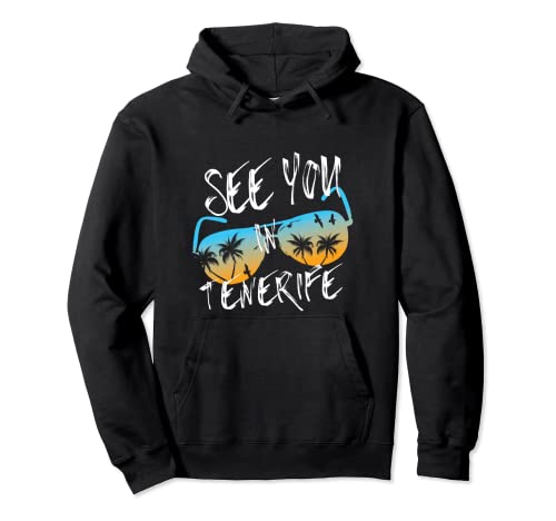 Ver You Tenerife gafas de sol Canarias Vacaciones Sudadera con Capucha