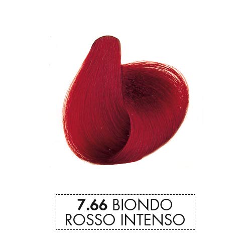 Vera Color, 7.66 Rubio Rojizo Intenso, Tinte Profesional Permanente, Tinte Pelo Mujer sin Amoníaco, con Queratina Vegetal, Aloe Vera y Bayas de Goji, Cobertura Total de las Canas, 100 ml