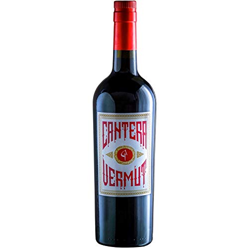 Vermut Cantera Elaborado con uva viura - Macerado en barricas de roble americano - Botella de 0.75 litros (Lote 6 Botellas)