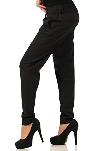 Vero Moda Vmeva Mr Loose String Pant Ga Noos Pantalones, Negro (Black), M para Mujer