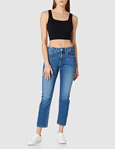 Vero Moda Vmeve Top Noos, Negro, Medium-Large para Mujer