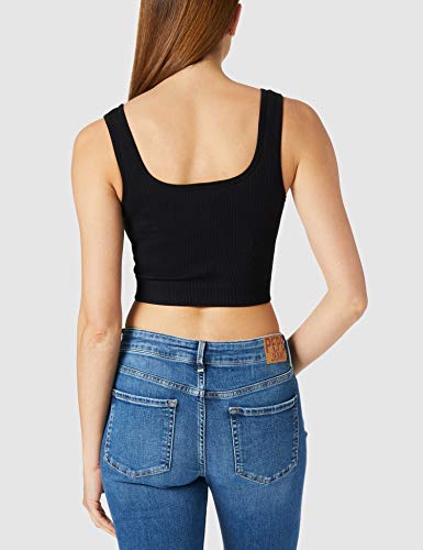 Vero Moda Vmeve Top Noos, Negro, Medium-Large para Mujer