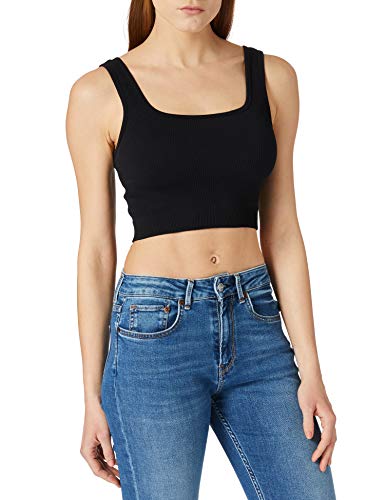 Vero Moda Vmeve Top Noos, Negro, Medium-Large para Mujer