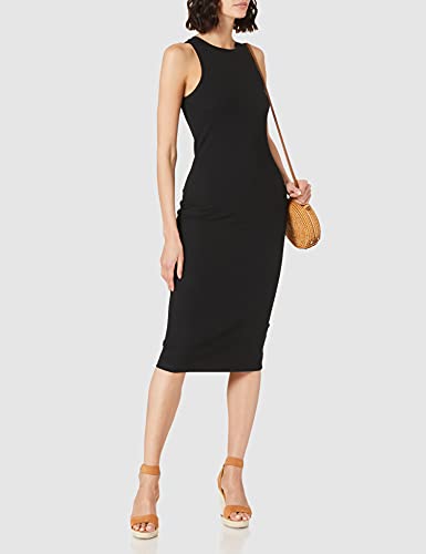 Vero Moda Vmlavender SL Calf Dress VMA Noos Vestido, Black, L para Mujer