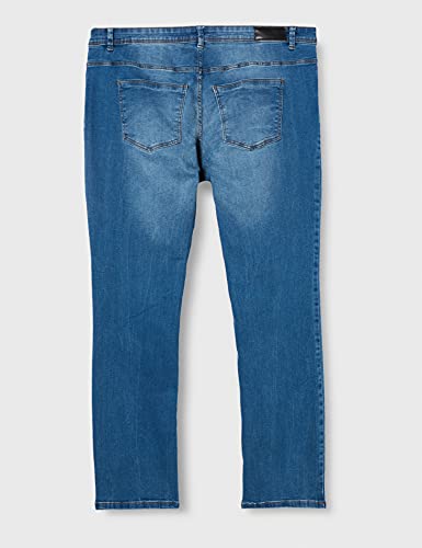 Vero Moda VMMANYA Slim MB Jeans-K Curve GA Noos, Medio De Mezclilla Azul, 48 para Mujer