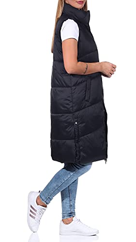 Vero Moda VMUPPSALA AW21 3-4 Waistcoat Noos Chaqueta, Negro, S para Mujer