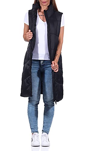 Vero Moda VMUPPSALA AW21 3-4 Waistcoat Noos Chaqueta, Negro, S para Mujer