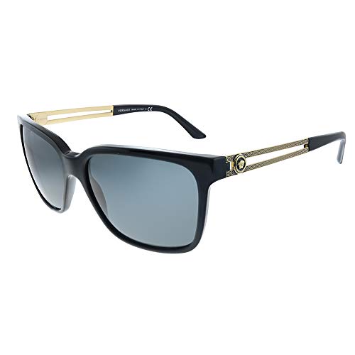 Versace 0Ve4307 Gafas de Sol, Black, 58 para Hombre