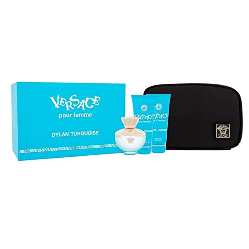 Versace - Dylan Turquoise EDT 100 ml + SG 100 ml + BL 100 ml + Bolsa - Regalo