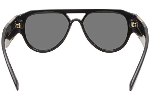 Versace Gafas de sol VE4401 GB1 / 87 Gafas de sol hombre color Negro gris tamaño de lente 57 mm