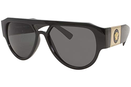 Versace Gafas de sol VE4401 GB1 / 87 Gafas de sol hombre color Negro gris tamaño de lente 57 mm