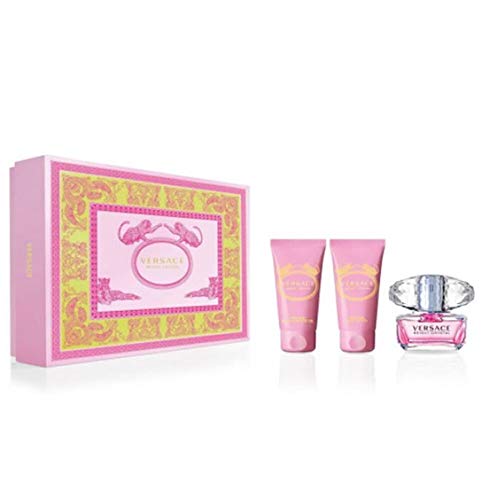 Versace Versace Bright Crystaline Edt 50Ml Spray + Locion Corporal 50Ml + Gel Ducha 50Ml 150 ml