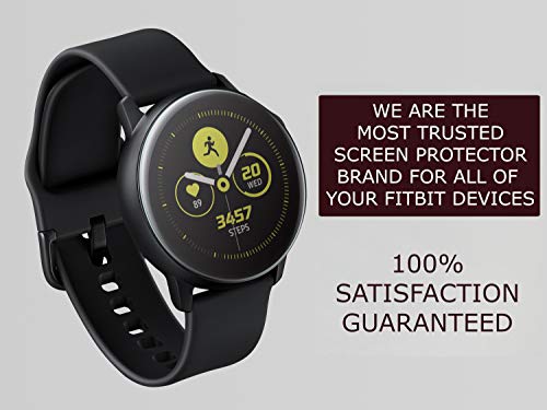 VGUARD 6 Piezas Protector de Pantalla para Samsung Galaxy Watch Active 2 44mm, [Cobertura Completa] [líquida Instalar] [No Burbujas] HD Transparente TPU Suave láminas Protectora