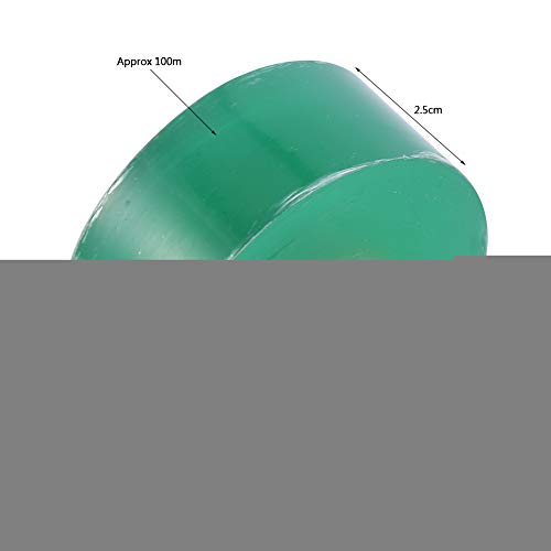 ViaGasaFamido 100m / 328ft Cinta de Cultivo Injerto Planta Jardineria Barrera Antihumedad Estirada Clara Floristería Película Bio-degradable Autoadhesivo Plántula Cinta De Injerto De Vivero