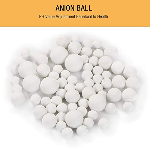 Vicloon Bolas Minerales, 9 Packs Iones Negativos de Bolas de Mineral, Adecuado para filtro iónico para cabezal de ducha, purifica el agua de la ducha que rejuvenece la piel y el cabello