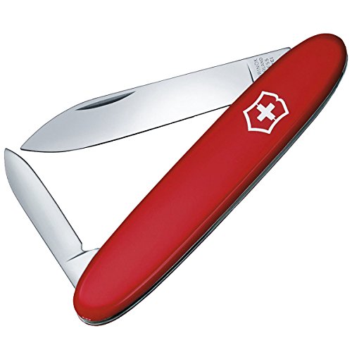 Victorinox Exelsior Navaja con 3 funciones, incluyendo anilla y hoja grande y pequeña