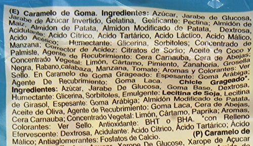 Vidal Bananas Azúcar Golosina, Plátano, 1500 Gramos, 250 Unidades