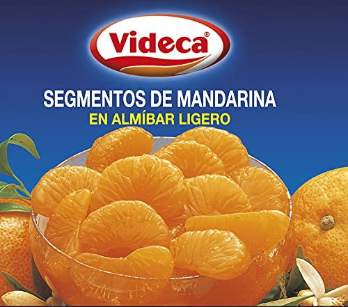 VIDECA - Mandarina segmentos en almibar ligero 6x312g.