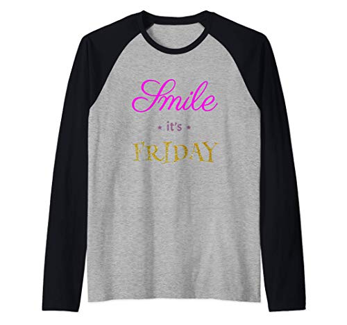 Viernes fin de semana   Camiseta Manga Raglan
