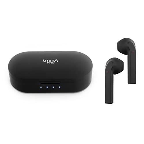 Vieta Pro - Auriculares Track con Bluetooth 5.0, True Wireless, micrófono, Touch Control, autonomia de 14h, Color Negro