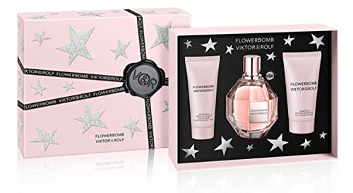Viktor & rolf flowerbomb eau de parfum 100ml + leche corporal 40ml + gel de ducha 50ml