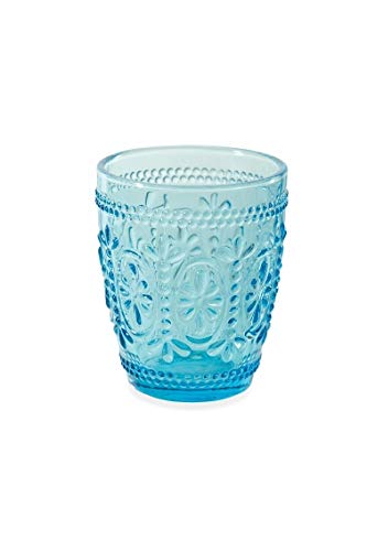 Villa D'Este Home Tivoli 2197871 Koralight/Imperial - Juego de 6 vasos de agua de 6 colores, cristal