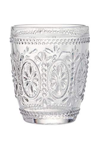 Villa d'Este Home Tivoli 5907933 Imperial - Juego de 6 vasos de agua de cristal transparente, 295 ml