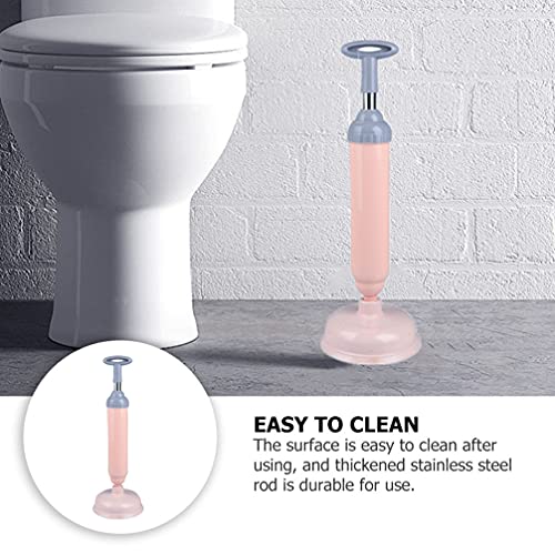 VILLCASE WC- Kolben Haushalt Saugnapf WC- Kolben Praktische Klostop- Bagger- Werkzeug für Toiletten/Bäder (Im Bereich Der Toiletten) 124; Aluminio- Griff