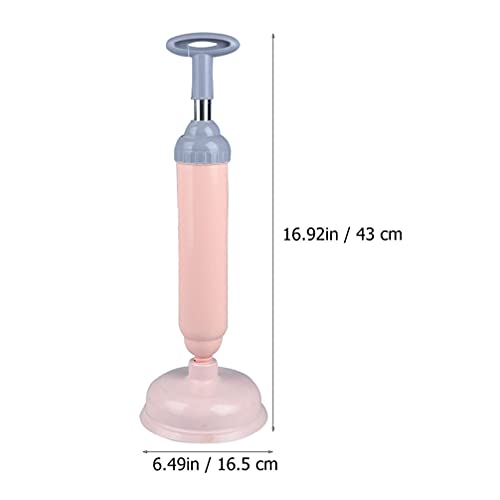 VILLCASE WC- Kolben Haushalt Saugnapf WC- Kolben Praktische Klostop- Bagger- Werkzeug für Toiletten/Bäder (Im Bereich Der Toiletten) 124; Aluminio- Griff