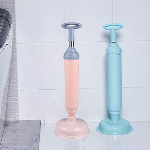 VILLCASE WC- Kolben Haushalt Saugnapf WC- Kolben Praktische Klostop- Bagger- Werkzeug für Toiletten/Bäder (Im Bereich Der Toiletten) 124; Aluminio- Griff