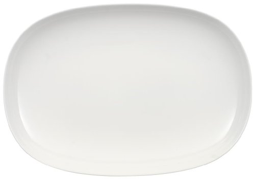 Villeroy & Boch Urban Nature Fuente para servir, 35x24 cm, Porcelana Premium, Blanco