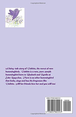 Violétte, The Pure-Purple Hummingbird! Life at Wender Cove