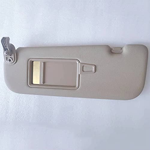 Visera solar Coche Sun Visor con espejo Cosmético Interior Sombrilla Pad Pad Apta para HYUNDAI Elantra MD AVANTE 2011 2013 2014 2014 2015 2015 Se fue beige Accesorios interiores del coche de la visera