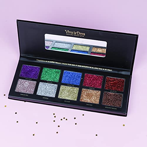 Viva la Diva Glitter Bomb - Paleta de Maquillaje, Multicolor