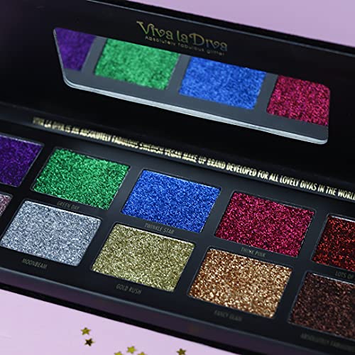 Viva la Diva Glitter Bomb - Paleta de Maquillaje, Multicolor