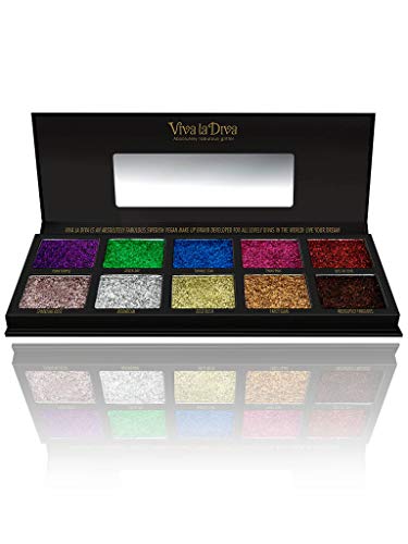 Viva la Diva Glitter Bomb - Paleta de Maquillaje, Multicolor