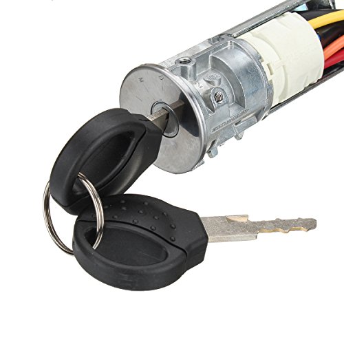 Viviance Interruptor De Encendido De Arranque Barril Cerradura Llaves para Peugeot 206 1998-2010 406 Facelifting 1999-2004 para Citroen Picasso Xsara 1999-2005 4162P0