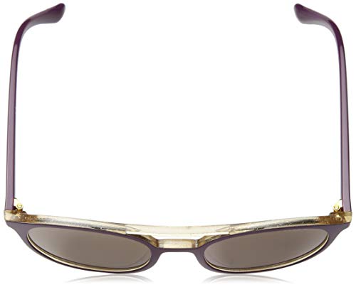 Vogue 0Vo5195S Gafas de Sol, Top Dark Violet/Glitter Yellow, 52 para Mujer
