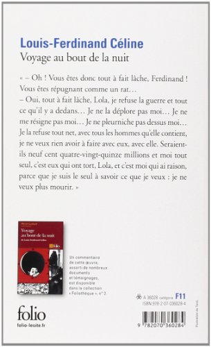 Voyage au bout de la nuit (Folio)