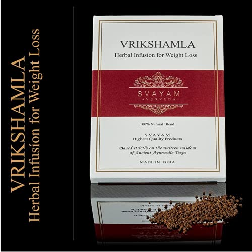 VRIKSHAMLA - Garcinia Cambogia - Infusión Ayurveda que ayuda a tu organismo a quemar grasa y perder peso - 100 g - 100% Natural. Sin Componentes Químicos - Ayurveda SVAYAM