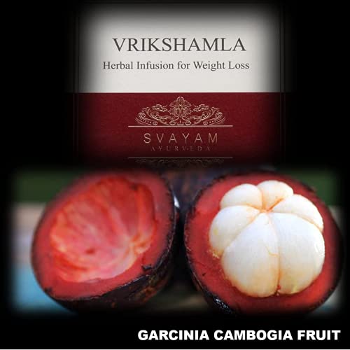 VRIKSHAMLA - Garcinia Cambogia - Infusión Ayurveda que ayuda a tu organismo a quemar grasa y perder peso - 100 g - 100% Natural. Sin Componentes Químicos - Ayurveda SVAYAM