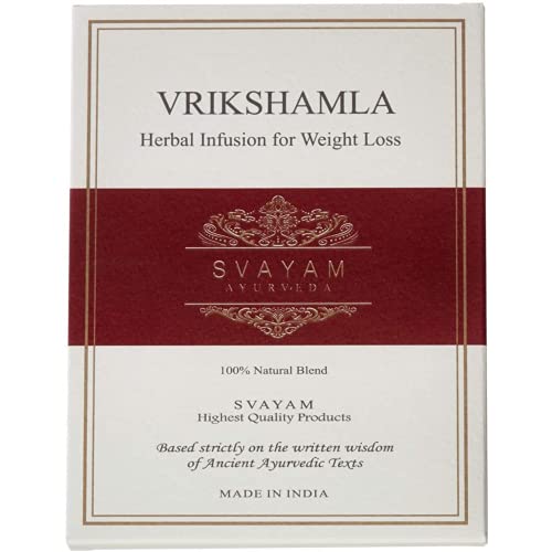 VRIKSHAMLA - Garcinia Cambogia - Infusión Ayurveda que ayuda a tu organismo a quemar grasa y perder peso - 100 g - 100% Natural. Sin Componentes Químicos - Ayurveda SVAYAM